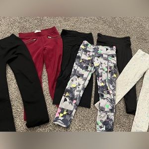 6 pairs of girls pants. Size 4 and 5 or 4/5